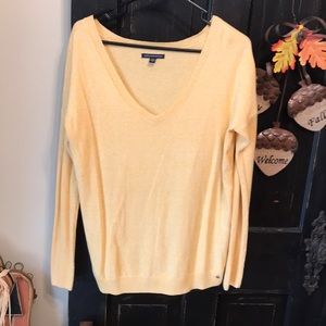 American Eagle Sweater Golden/yellow Medium